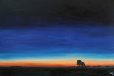 Painting titled "Dawn" by Dinara Aristo, Original Artwork, Oil