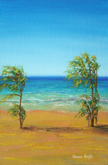 Painting titled "Sunshine" by Dinara Aristo, Original Artwork, Oil