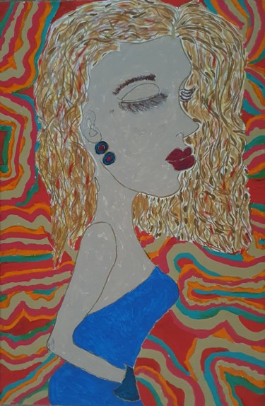 Painting titled "Fancy ego with clos…" by Dinedero, Original Artwork, Acrylic