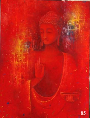 Painting titled "untitled" by Dinesh Kumar Ram, Original Artwork