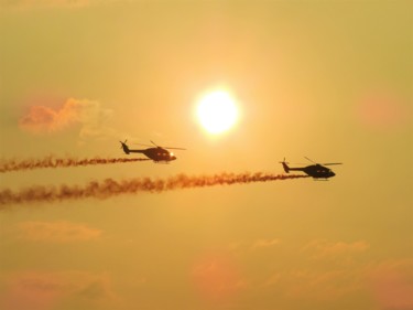 Photographie intitulée "Air show" par Dinil Samarasinha, Œuvre d'art originale, Photographie numérique