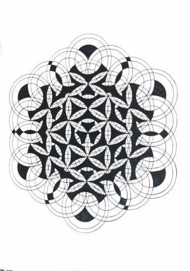Sacred Geometry Symbols Drawing titled "Sacred Geometry Sym…" by Tsveta Dinkova, Original Art, Marker