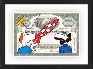 Peinture intitulée "Tintin the Adventur…" par Dinopak, Œuvre d'art originale, Acrylique