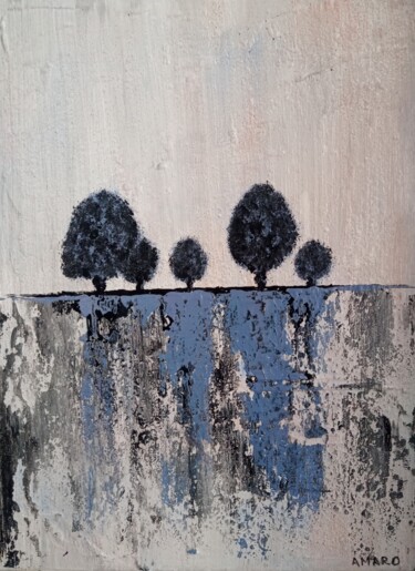 Pittura intitolato "Árvores" da Diogo Amaro, Opera d'arte originale, Acrilico
