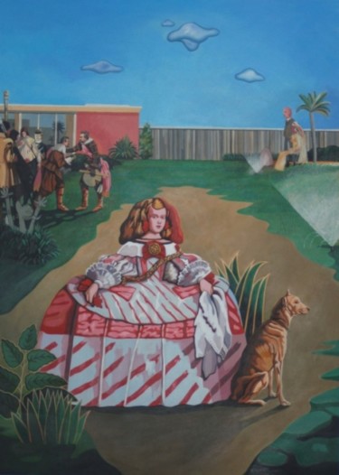 Pintura intitulada "The Wedding" por Diogo Muñoz, Obras de arte originais
