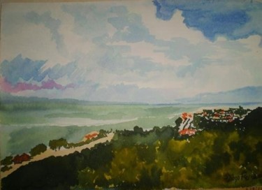 Painting titled "Porto Seguro, Bahia" by Diogo Mariscal, Original Artwork, Oil