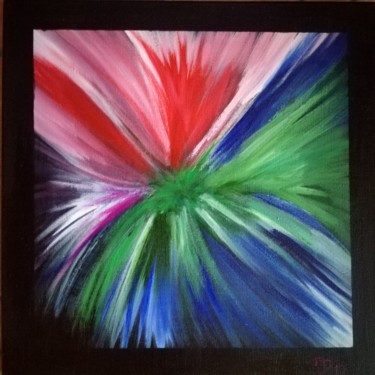 Painting titled "Flower" by Dirk Jetter, Original Artwork, Acrylic