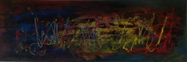 Malerei mit dem Titel "darkness" von Dirk Jetter, Original-Kunstwerk, Acryl