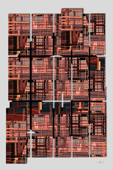 VIO DESDE ELCIELO.jpg Arts numériques intitulée "VIO DESDE ELCIELO.j…" par Laurent Diesler, Œuvre d'art originale, Peinture numérique