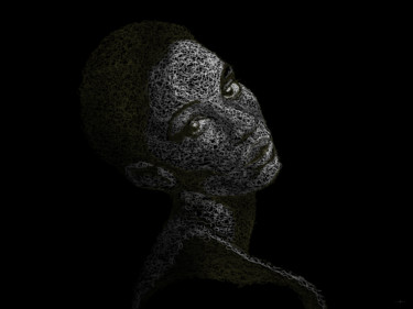 Under the black glow.jpg Arts numériques intitulée "Under the black glo…" par Laurent Diesler, Œuvre d'art originale, Peinture numérique