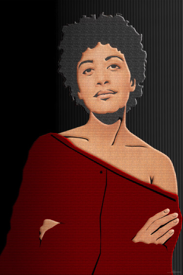 AFROPÉENNE Arts numériques intitulée "AFROPÉENNE" par Laurent Diesler, Œuvre d'art originale, Peinture numérique
