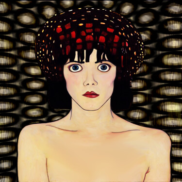 Digitale Kunst mit dem Titel "Elesdée in my head…" von Laurent Diesler, Original-Kunstwerk, Digitale Malerei