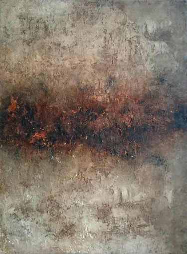Peinture intitulée "Abstract antique "H…" par Tomira Muguet, Œuvre d'art originale, Acrylique