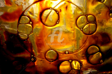 Fotografia intitulada "incredible gold" por Bigwood H., Obras de arte originais, Fotografia digital