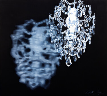 Pintura titulada "Imprint of light" por Dita Lūse, Obra de arte original, Oleo Montado en Bastidor de camilla de madera