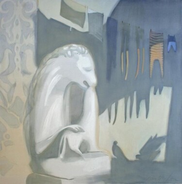 Painting titled "Tenderness" by Dita Lūse, Original Artwork, Oil