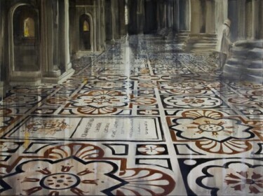 Painting titled "Cathedral" by Dita Lūse, Original Artwork