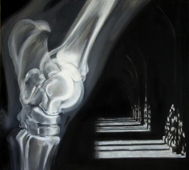 Картина под названием "Light" - Dita Lūse, Подлинное произведение искусства, Масло