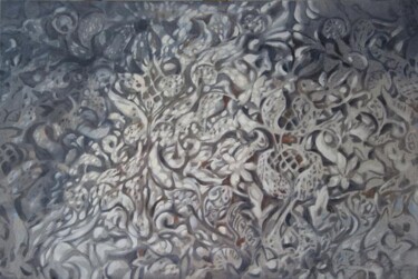 Painting titled "Stone lace" by Dita Lūse, Original Artwork