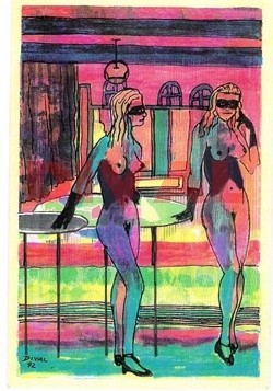 Цифровое искусство под названием "2 women" - Dival, Подлинное произведение искусства