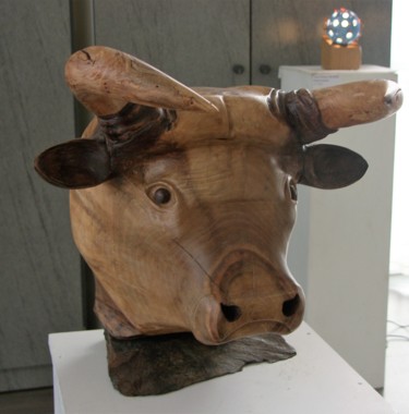 Sculpture titled "Oregon" by Michel Dixmai, Original Artwork, Wood