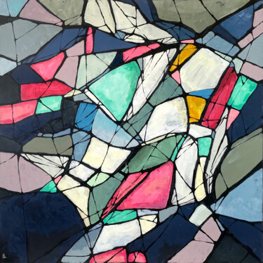 Painting titled "Painting "Shards"" by Dizlarka, Original Artwork, Acrylic