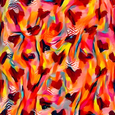"Abstract colorful a…" başlıklı Tablo Dizlarka tarafından, Orijinal sanat, Dijital Resim