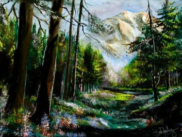 Painting titled "Out of the woods" by David Daly, Original Artwork