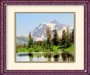 Painting titled "Mt Baker" by David Daly, Original Artwork, Other