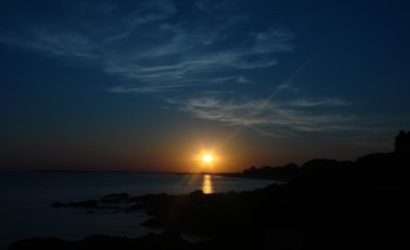 Fotografía titulada "blue coucher 2" por Djé Chaillas, Obra de arte original