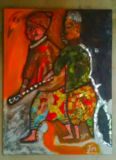 Картина под названием "nataal" - Jim Art, Подлинное произведение искусства, Акрил