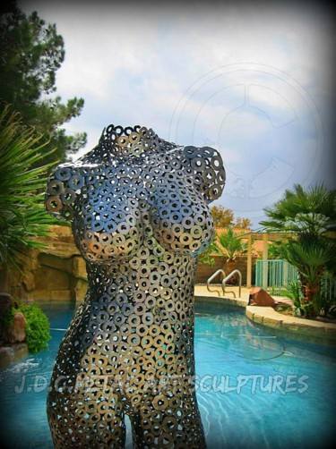Sculpture titled "torso.jpg" by J.D.C.Metal Art Sculptures, Original Artwork