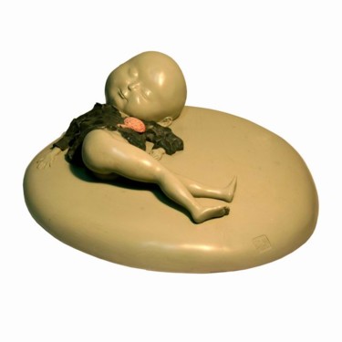 Скульптура под названием "sleep4" - 董 明光, Подлинное произведение искусства