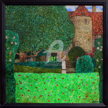 Картина под названием ""Замок в Провансе"" - Дмитрий Дроздецкий, Подлинное произведение искусства, Масло