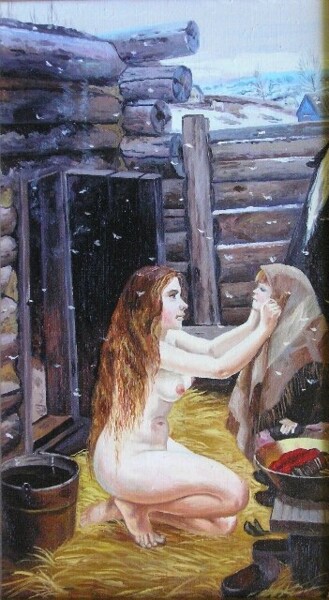 Painting titled "Пластов - "Весна"" by Dmitrii Repin, Original Artwork