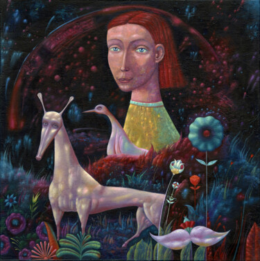 Картина под названием "The night in  the G…" - Dmitrii Ryzhikov, Подлинное произведение искусства, Масло