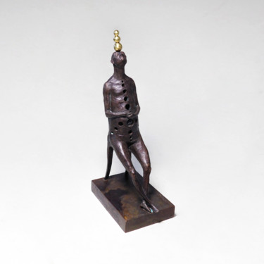 Sculpture titled "Finding balance, br…" by Dmitriy Shevchuk, Original Artwork, Bronze