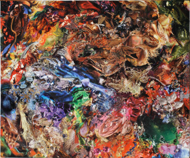 Коллажи под названием "Змееносец" - Дмитрий Шулькович, Подлинное произведение искусства, Коллажи Установлен на картон