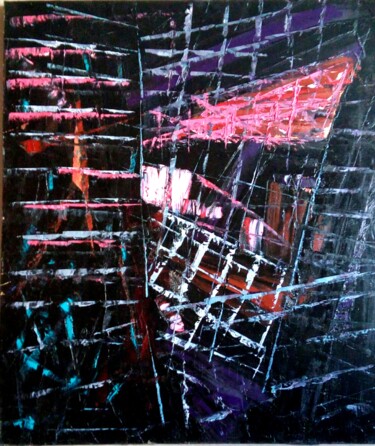Pintura intitulada "Пространство детерм…" por Dmitrii Potapov, Obras de arte originais, Óleo