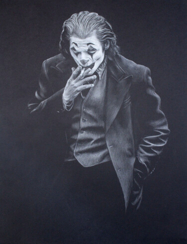 Рисунок под названием "Джокер" - Дмитрий Семенцов, Подлинное произведение искусства, Карандаш