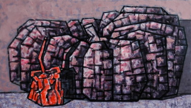 Картина под названием "тыквы" - Dmitriy Trubin, Подлинное произведение искусства