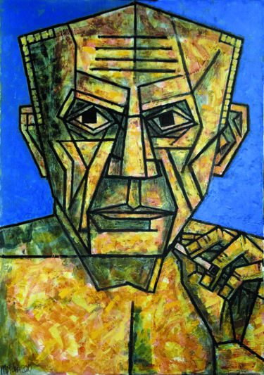 Painting titled "PICASSO" by Dmitriy Trubin, Original Artwork
