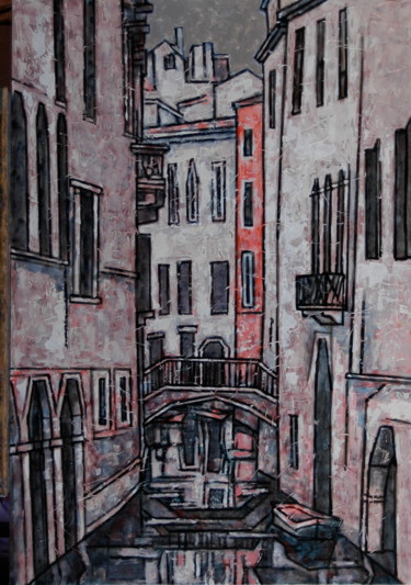 Painting titled "Venise / венеция /…" by Dmitriy Trubin, Original Artwork