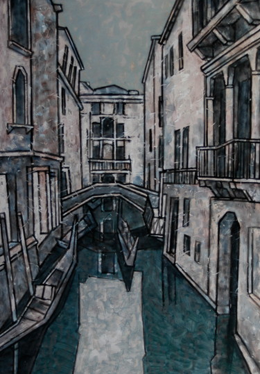 Painting titled "Venise / венеция /…" by Dmitriy Trubin, Original Artwork