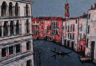 Painting titled "Venise / венеция /…" by Dmitriy Trubin, Original Artwork