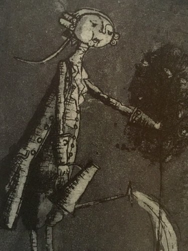 Incisioni, stampe intitolato ""КАНДИД" ВОЛЬТЕРА.В…" da Dmitriy Trubin, Opera d'arte originale, Acquaforte