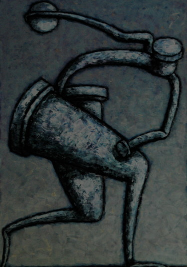 Картина под названием "ГВОЗДЕВОЙ ДИСКОБОЛ" - Dmitriy Trubin, Подлинное произведение искусства