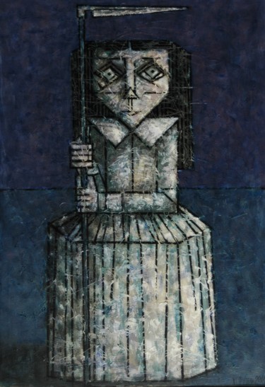 Картина под названием "МАЛЕНЬКАЯ СМЕРТЬ/LI…" - Dmitriy Trubin, Подлинное произведение искусства