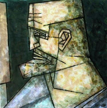 Картина под названием "АПОСТОЛ XII.СИМОН" - Dmitriy Trubin, Подлинное произведение искусства