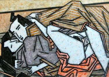 Картина под названием "ШУНГА XII" - Dmitriy Trubin, Подлинное произведение искусства